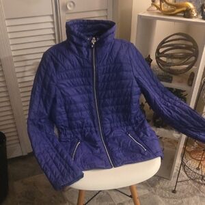 Guess Women's Puffer Jacket - Deep Blue